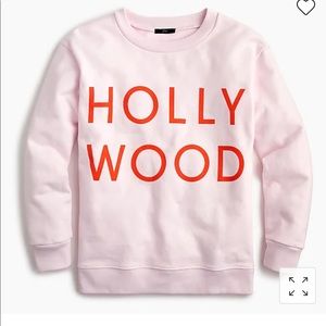 Cozy j.Crew Hollywood sweatshirt.